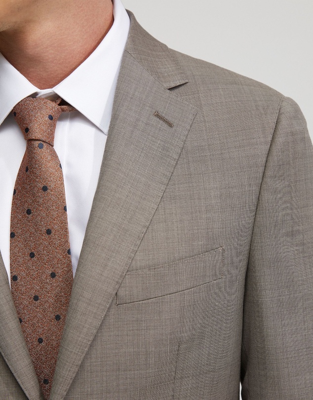 Oxford - Byron Luxury Half Canvas Wool Suit Jacket
