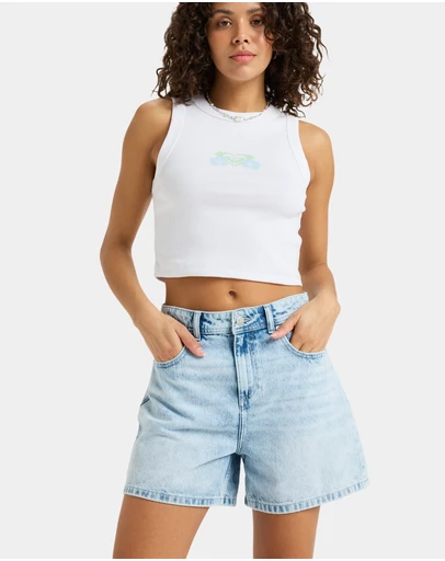 Roxy - Womens Morning Splend Denim Shorts