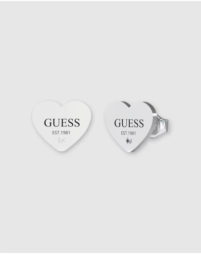 GUESS - Guess Emblazed Studs Party Silver Tone