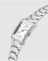 GUESS - Guess Ladies Silver Tone 27mm Analogue Watch