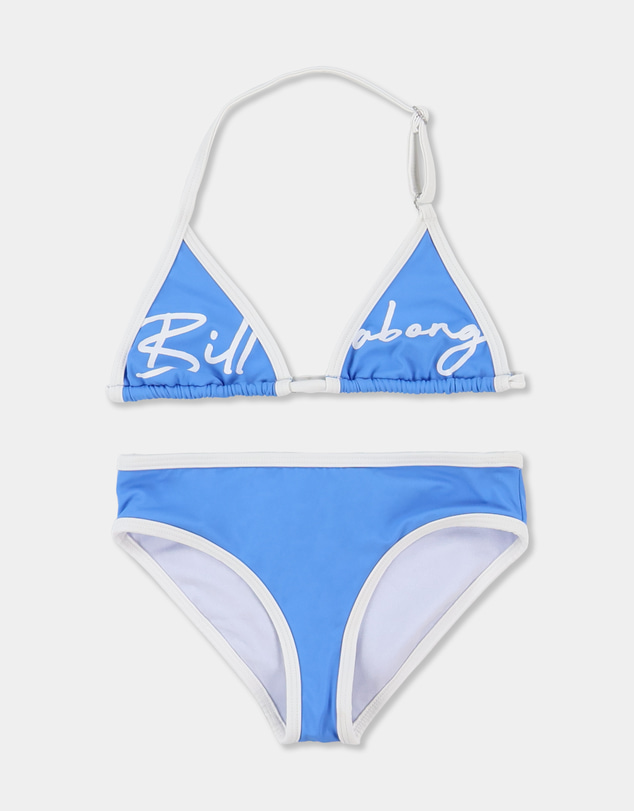 Billabong - Girls 6 to 16 Breaker Squad Slide Tri Two Piece Swimsuit