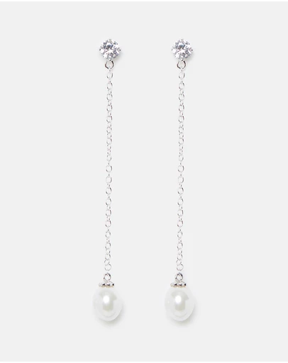 Stephanie Browne - Mode Pearl Earrings