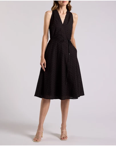 David Lawrence - Viridia Broderie Dress