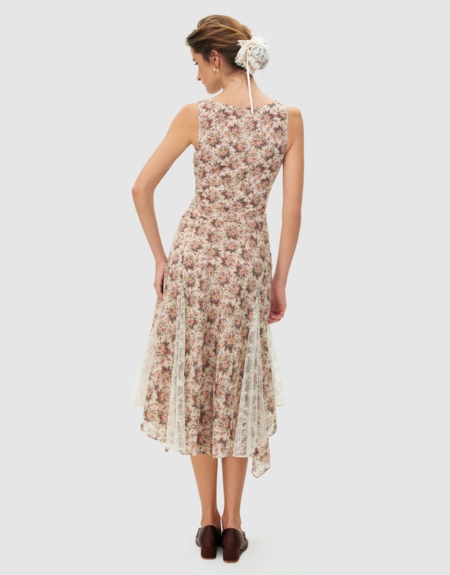 For Love & Lemons - Betsy Floral Midi Dress