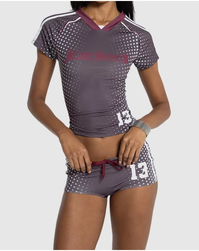 Jaded London - Illusion Print Football Baby Tee