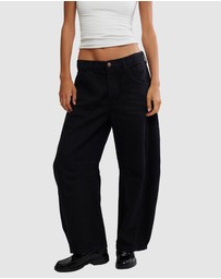Free People - Good Luck Mid Rise Barrel Jeans