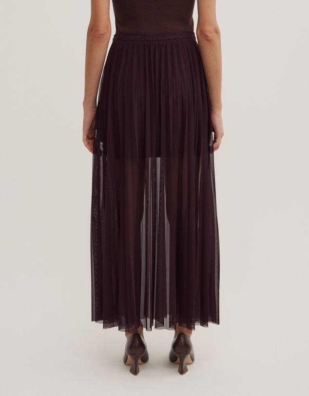 Witchery - Pleated Mesh Skirt