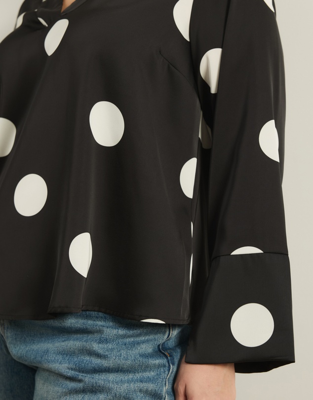 Atmos&Here Curvy - Nara Polka Dot Blouse