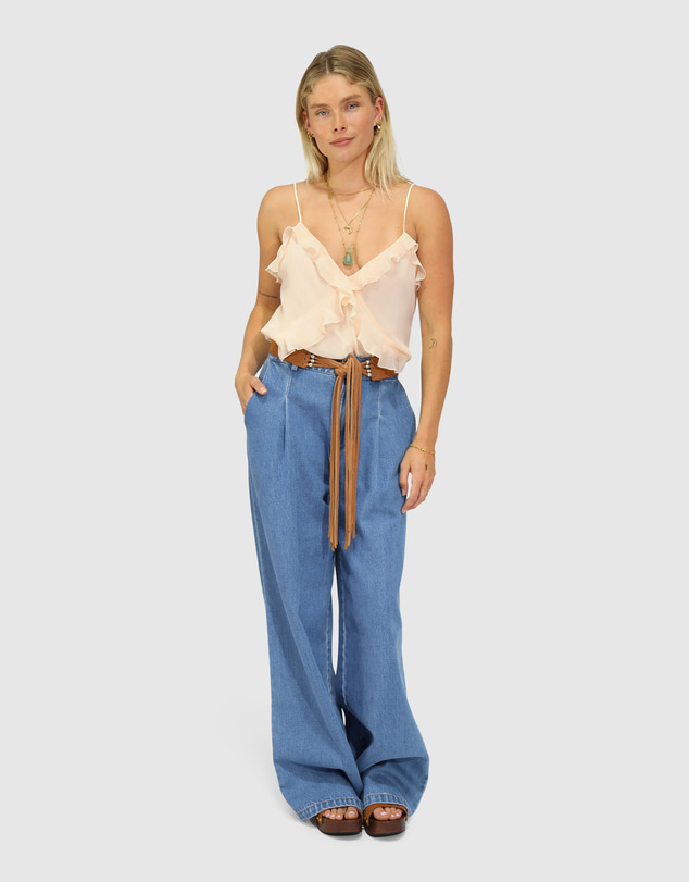 Belle & Bloom - Milkshake Ruffle Cami