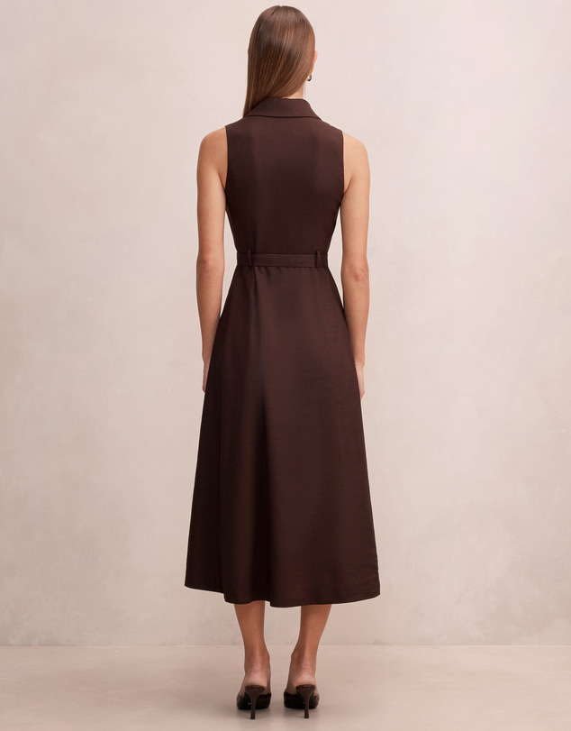 Forever New - Phillipa Collared Button Midi Dress