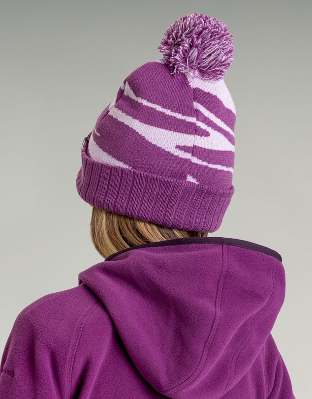 Kathmandu - Kids Braided River Pom Pom Beanie