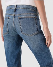 rag & bone - Dre Low-Rise Slim Boyfriend Jeans