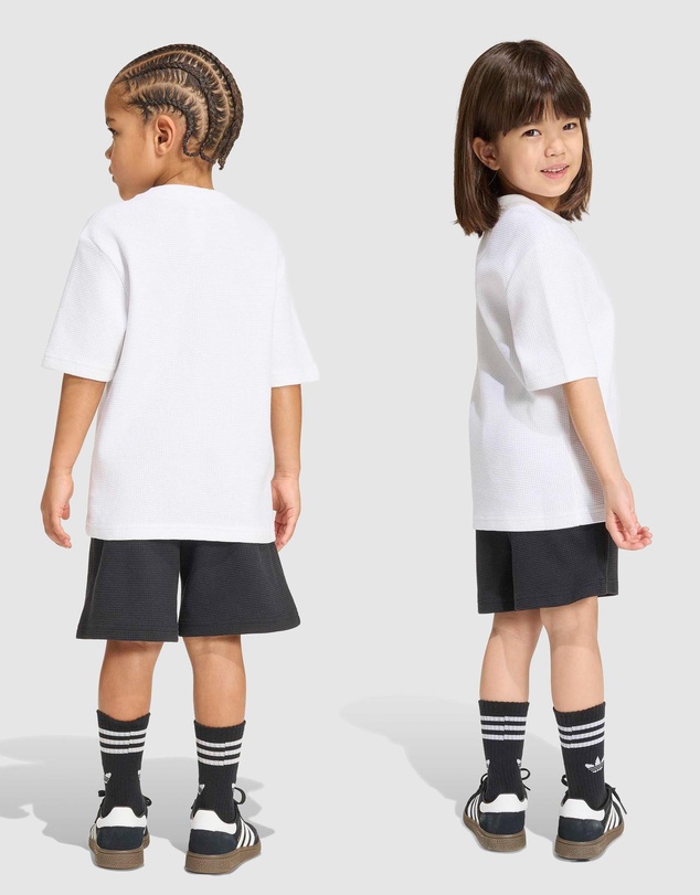 adidas Originals - Loose Waffle Short T-Shirt Set - Kids-Teens