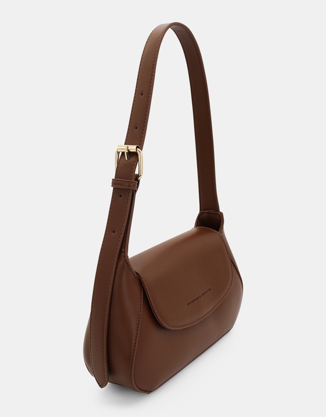 Morgan & Taylor - Kiara Shoulder Bag in Chocolate Brown
