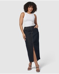 Sunday In The City - Hype Denim Maxi Skirt