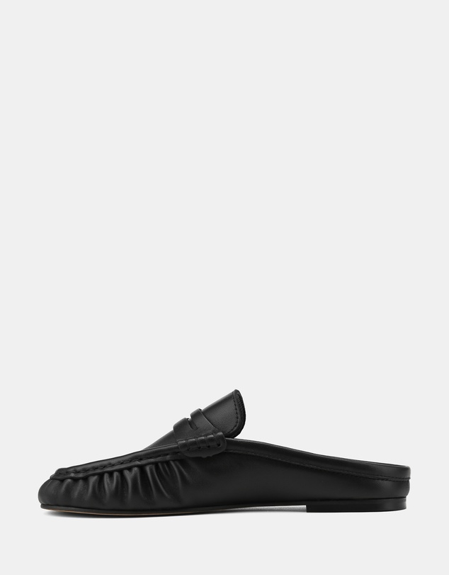 Wittner - Bronn Leather Backless Loafers