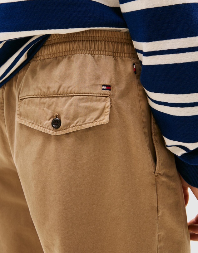 Tommy Hilfiger - Washed Twill Relaxed Cargo Shorts