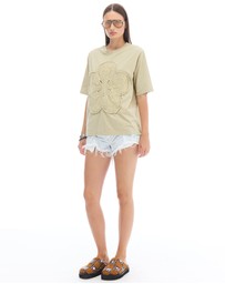 THE TALES - The Tales Crochet Flower Tee