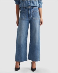 Decjuba - Darcy Cropped Wide Leg Jeans