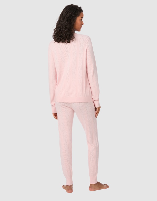 DKNY - Viscose Pointelle Long Sleeve Pyjama & Lounge Set