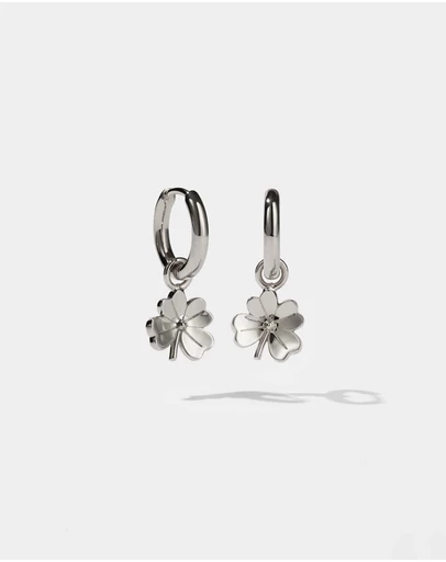 Meadowlark - Lucky Clover Charm Earrings