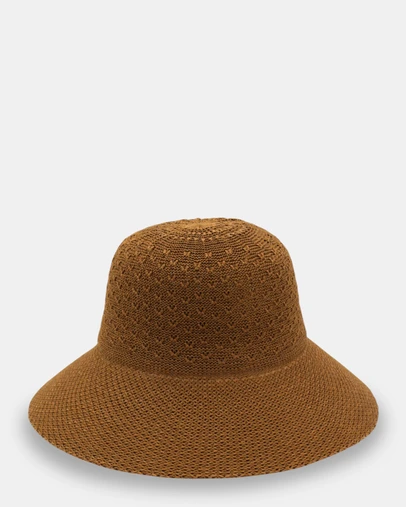Morgan & Taylor - Koa Bucket Hat in Chocolate Brown