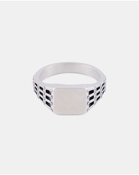 Serge DeNimes - Silver Portcullis Ring