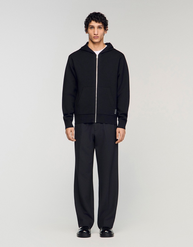 Sandro - Home Zip Hoodie Cardigan
