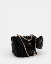 GUESS - Atabey Convertible Crossbody Flap Bag