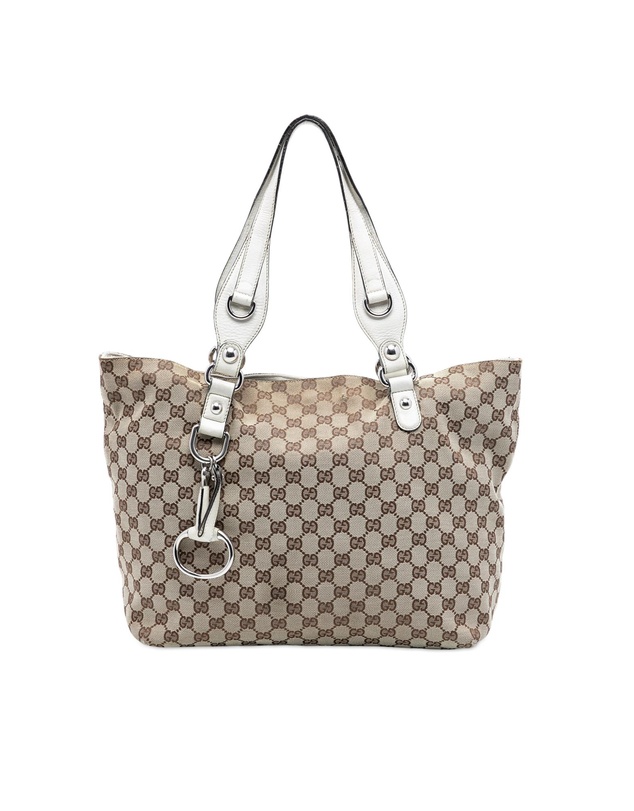 Pre-Loved by Azura Reborn - Pre-Loved Medium GG Canvas Icon Bit Tote