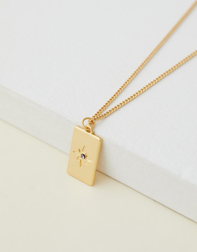 Zahar - February Birthstone Necklace
