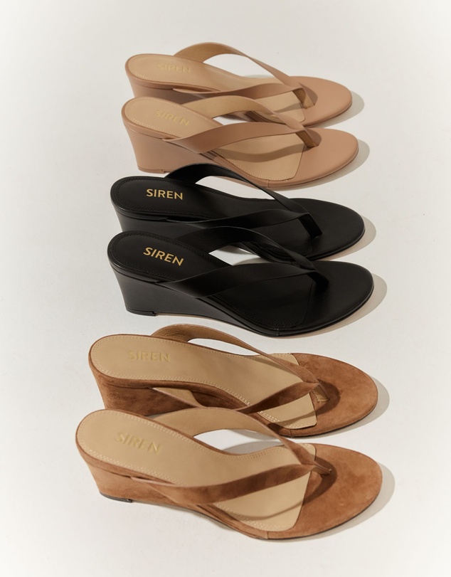 Siren - Charlize Thong Wedges