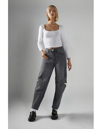 Glamorous - Cutout ripped jeans
