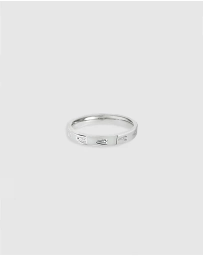 Ichu - Personalised Letter A Ring