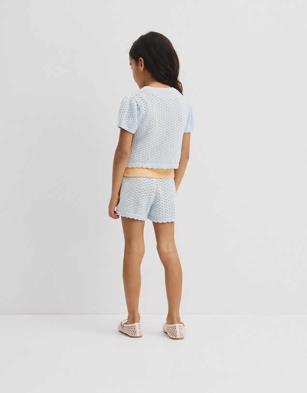 Country Road - Short Sleeve Detail Knit T-shirt