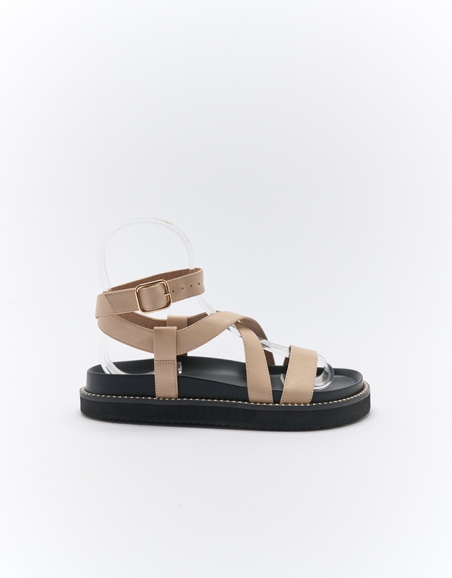 Walnut Melbourne - Presly Leather Sandal