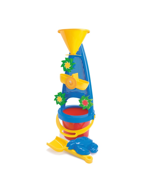 Dantoy - Dantoy - Classic - Sand & Water Wheel With Bucket Set - 4pcs