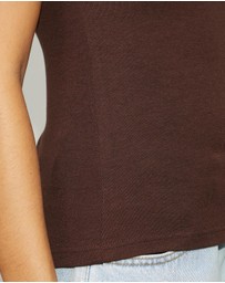 Dazie - Palmetto Racer Tank Top