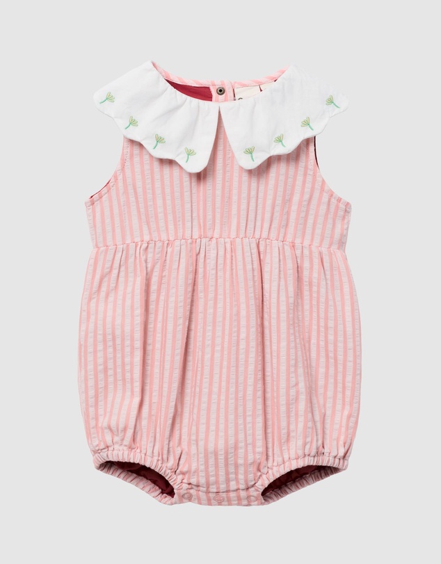 Goldie + Ace - Christmas Big Collar Romper - ICONIC EXCLUSIVE - Babies-Kids