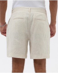 AERE - Tailored Linen Shorts