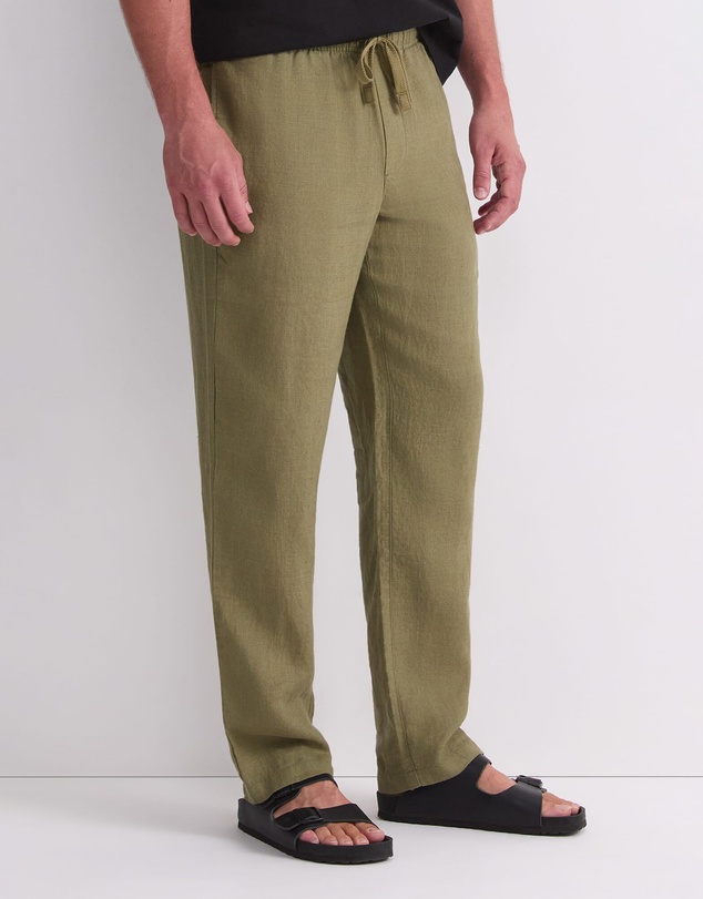 Sportscraft - Caffery Yarn Dyed Linen Pant