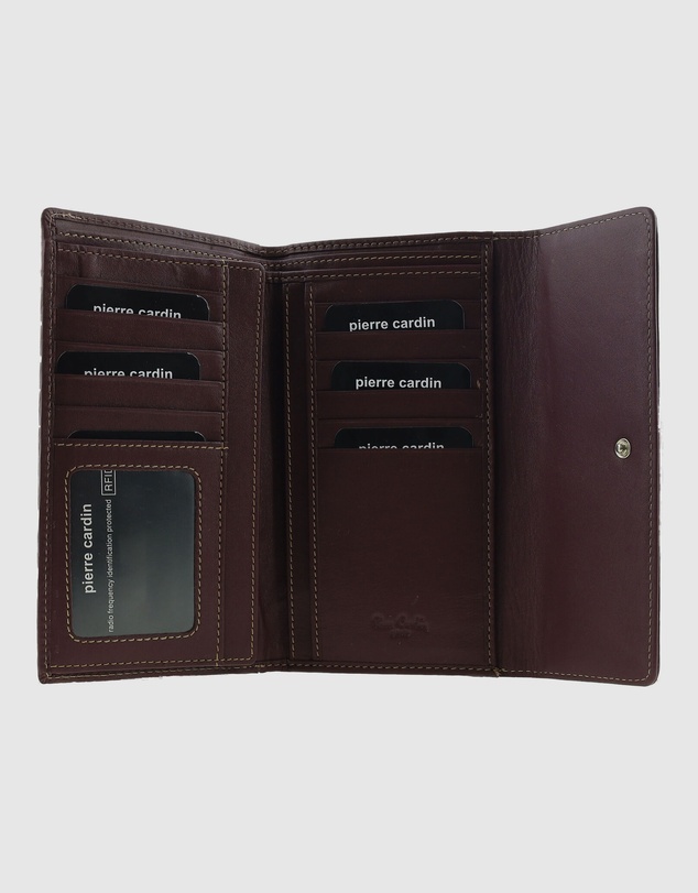 Pierre Cardin - Detroit Quilted Leather Long Wallet with RFID