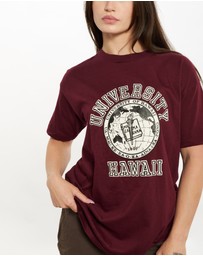 Vintage by The Real Deal - Pre Loved - 80s University Of Hawaii Tee