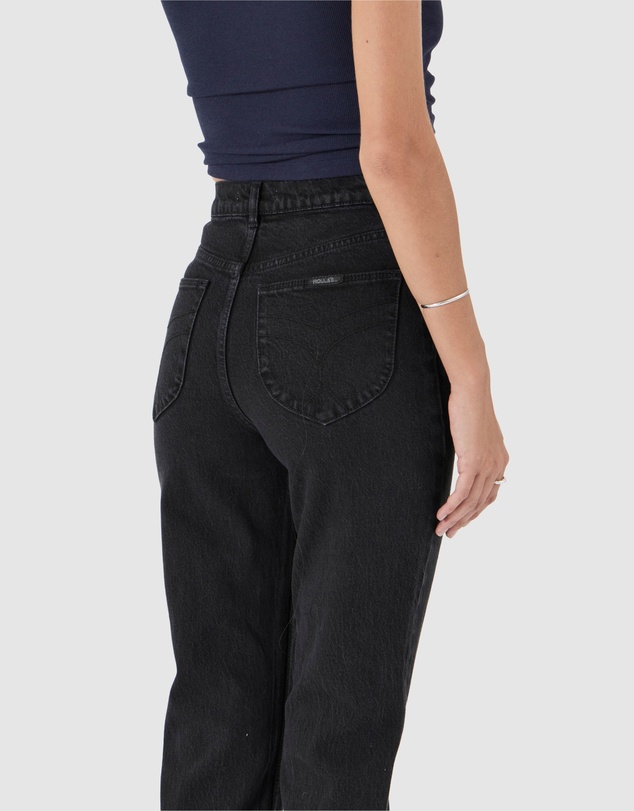Rolla's - Loulou Straight Jean Long - Noir