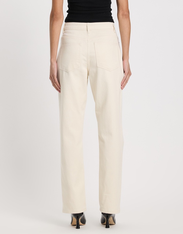 Minima Esenciales - High Rise Straight Leg Jeans