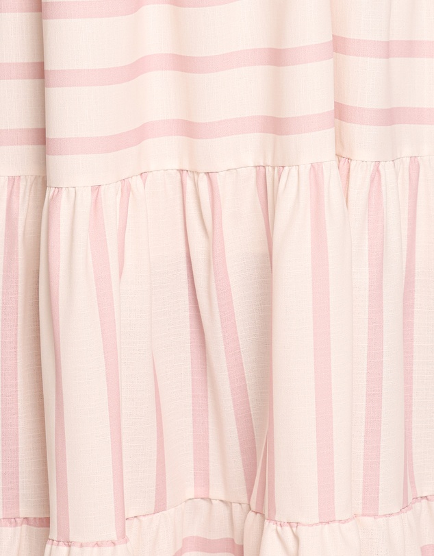 Petal & Pup - Evelin Midi Dress - Pink Stripe