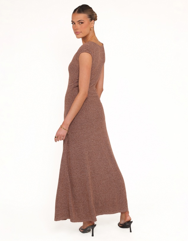 Petal & Pup - Talisa Midi Dress - Brown Marle