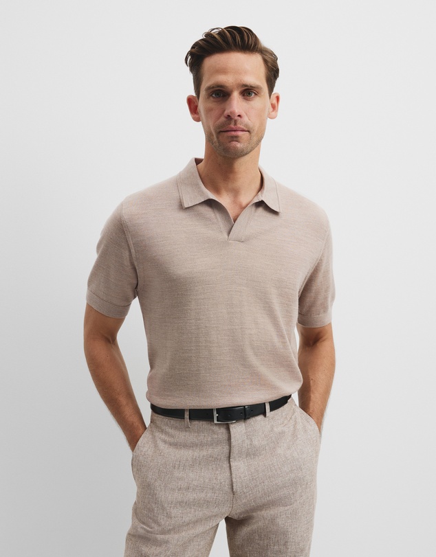 Country Road - Australian Merino Short Sleeve Trophy Knit Polo