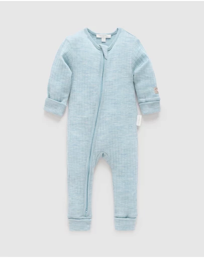 Purebaby - Merino Growsuit -Kids-Babies