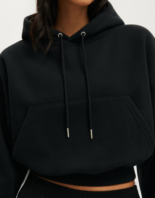 Cotton On Body Active - Plush Cropped Bubble Hoodie